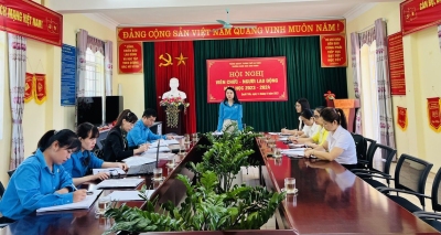 Liên đoàn Lao động thành phố Lai Châu tổ chức giám sát năm 2023