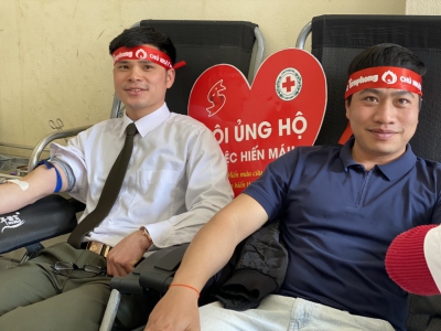 LĐLĐ thành phố Lai Châu: Đoàn viên, CNVCLĐ tham gia hiến máu tình nguyện năm 2021