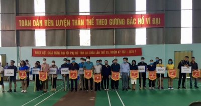 Liên đoàn Lao động thành phố Lai Châu: Tổ chức thành công Giải cầu lông CNVCLĐ lần thứ XVII, năm 2021