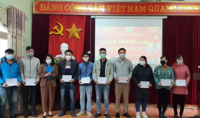 Liên đoàn Lao động huyện Phong Thổ: Tổ chức Hội nghị Tổng kết hoạt động công đoàn năm 2021 và chương trình “Tết Sum Vầy - Xuân Bình An”  năm 2022
