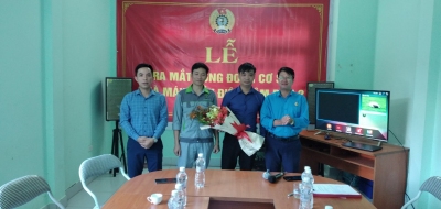 Liên đoàn Lao động Huyện Nậm Nhùn tổ chức Lễ ra mắt công đoàn cơ sở Nhà máy thủy điện Nậm Ban 2