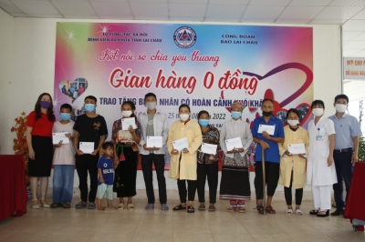Công đoàn cơ sở Báo Lai Châu tổ chức Chương trình “Kết nối sẻ chia yêu thương - Gian hàng 0 đồng”