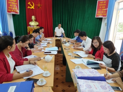LĐLĐ huyện Tam Đường giám sát việc thực hiện quy chế dân chủ tại xã Sơn Bình
