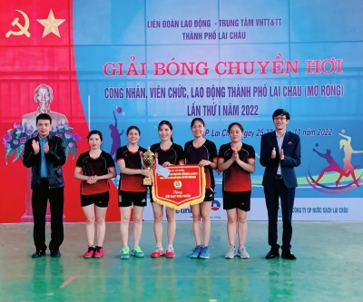 Giải bóng chuyền hơi CNVCLĐ thành phố Lai Châu