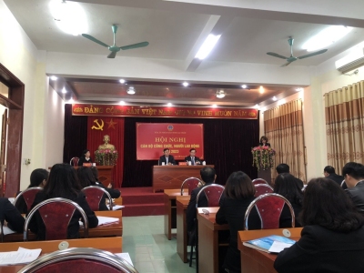 Tòa án nhân dân tỉnh Lai Châu tổ chức Hội nghị cán bộ, công chức và người lao động năm 2023