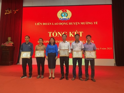 Liên đoàn Lao động huyện Mường Tè tập huấn nghiệp vụ công tác công đoàn năm 2023