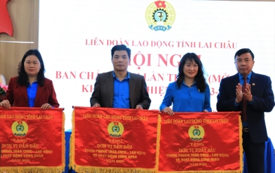 Liên đoàn Lao động tỉnh Lai Châu tổng kết công tác công đoàn năm 2023, triển khai nhiệm vụ năm 2024