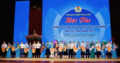 Sôi nổi Hội thi Tiếng hát công nhân, viên chức, lao động tỉnh Lai Châu năm 2024