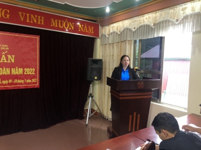 Liên đoàn Lao động huyện Sìn Hồ tổ chức hội nghị tập huấn nghiệp vụ công tác công đoàn năm 2022
