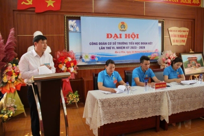 Liên đoàn Lao động huyện Phong Thổ đẩy nhanh tiến độ đại hội công đoàn cơ sở nhiệm kỳ 2023 - 2028