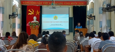Liên đoàn Lao động huyện Than Uyên phối hợp tổ chức tập huấn nghiệp vụ Công đoàn năm 2023
