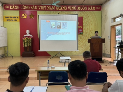 Công đoàn huyện Tân Uyên tích cực tham gia bảo vệ nền tảng tư tưởng của Đảng