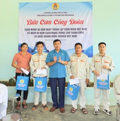 Lai Châu: Bữa Cơm Đoàn kết - tăng cường sức mạnh tập thể người lao động