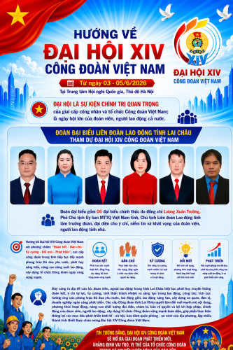 Hướng về Đại hội XIV Công đoàn Việt Nam - Niềm tin và khát vọng của đoàn viên, người lao động