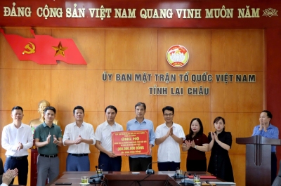 TẬP THỂ CƠ QUAN, VIÊN CHỨC, NGƯỜI LAO ĐỘNG VÀ ĐOÀN VIÊN CÔNG ĐOÀN BAN QLDA ĐẦU TƯ XÂY DỰNG TỈNH LAI CHÂU CHIA SẺ VÀ HƯỚNG TỚI ĐỒNG BÀO BỊ ẢNH HƯỞNG BỞI LŨ LỤT XÃ MƯỜNG THAN, TỈNH LAI CHÂU.