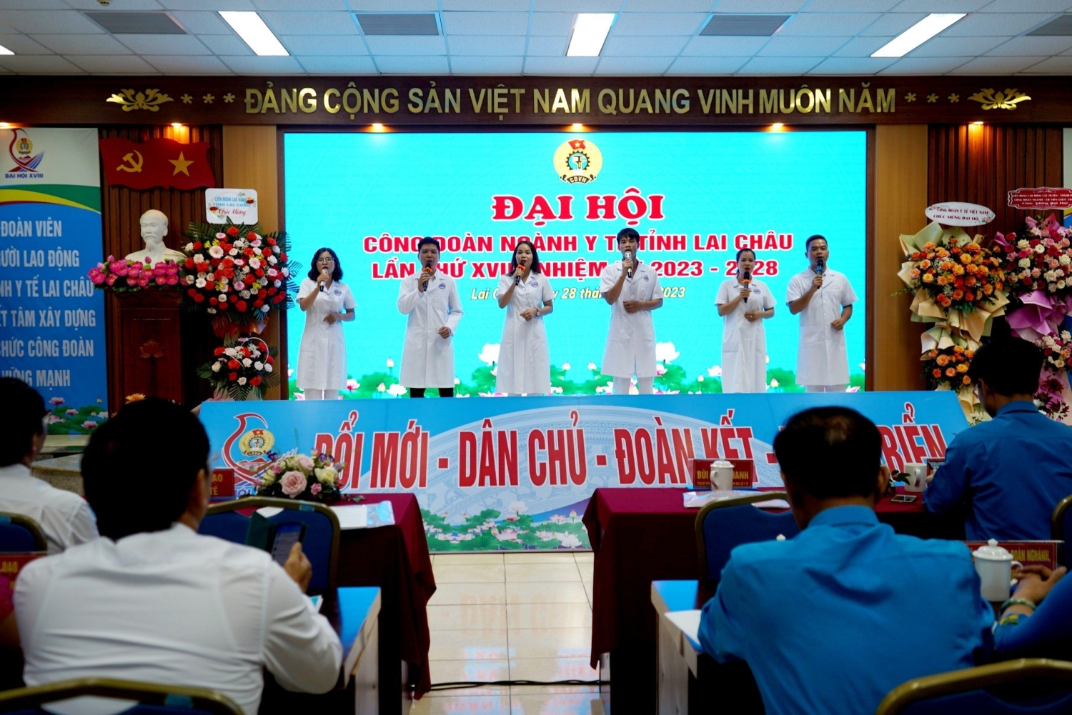 Công đoàn ngành Y tế Lai Châu sôi nổi trong các phong trào thi đua, yêu nước chào mừng thành công Đại hội công đoàn các cấp và Đại hội XIII Công đoàn Việt Nam, nhiệm kỳ 2023-2028