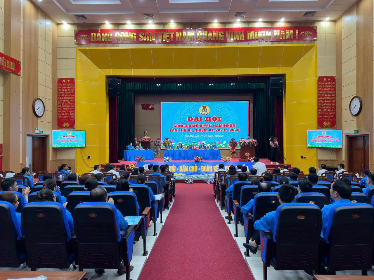 Đồng chí Đặng Văn Phú phát biểu khai mạc Đại hội