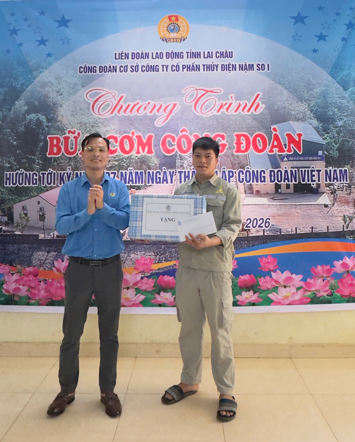 CĐCS CÔNG TY CỔ PHẦN THỦY ĐIỆN NẬM SO I TỔ CHỨC “BỮA CƠM CÔNG ĐOÀN” NĂM 2026